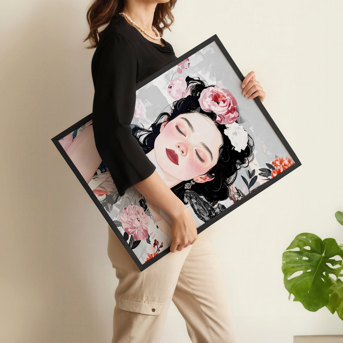 Print Sets Of 3 | Set of 3 Boho Women Wall art Prints