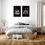 Prints Bedroom | Set of 2 Dark Academy Wall art Prints