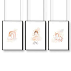 Prints Childrens Bedrooms | Set of 3 wall art prints