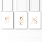 Prints Childrens Bedrooms | Set of 3 wall art prints