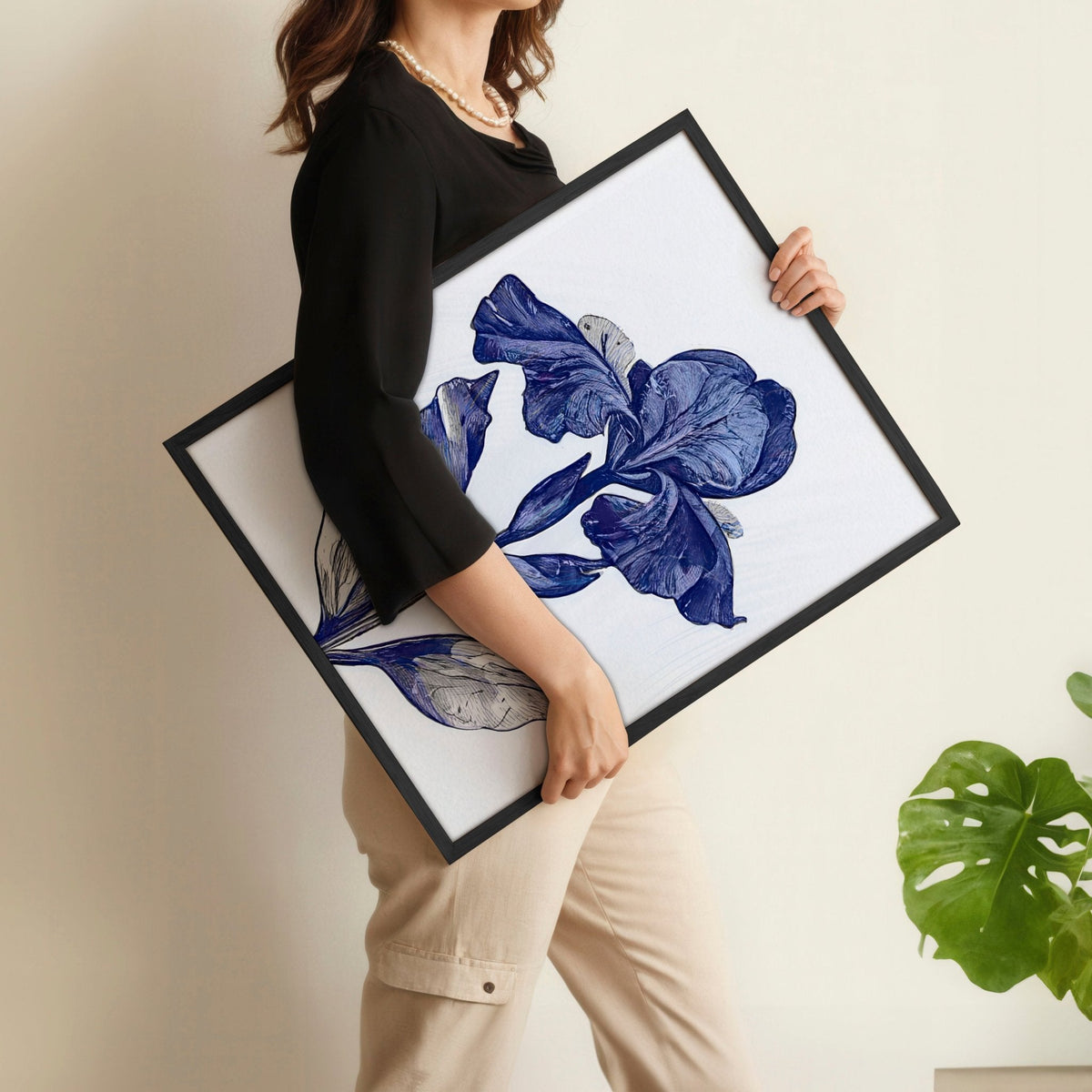 Prints For Bathroom | Set of 3 Botanical Wall art Prints