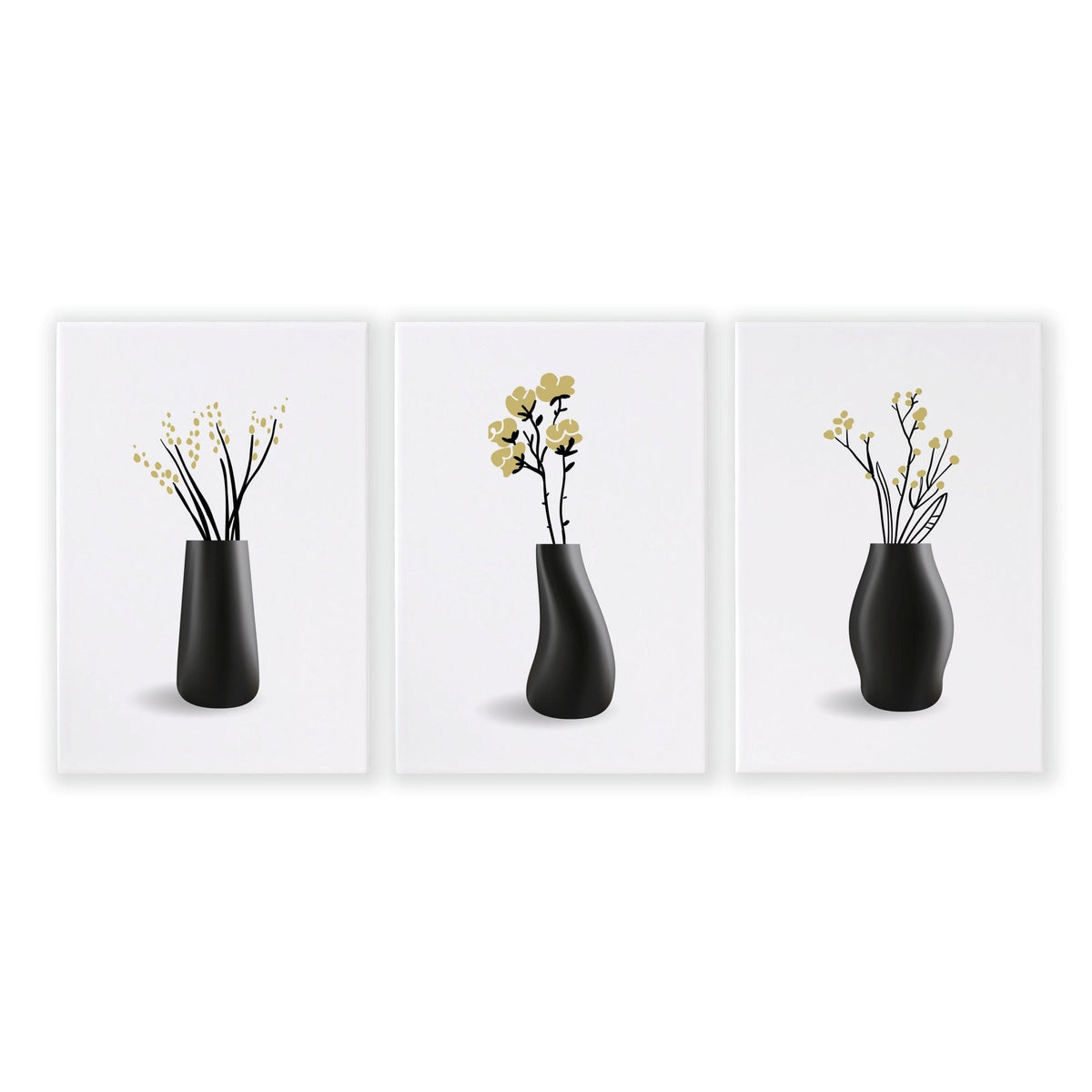 Prints For Bathroom Walls | Set of 3 Botanical Wall art Prints