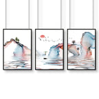 Prints for Office walls | set of 3 framed wall art