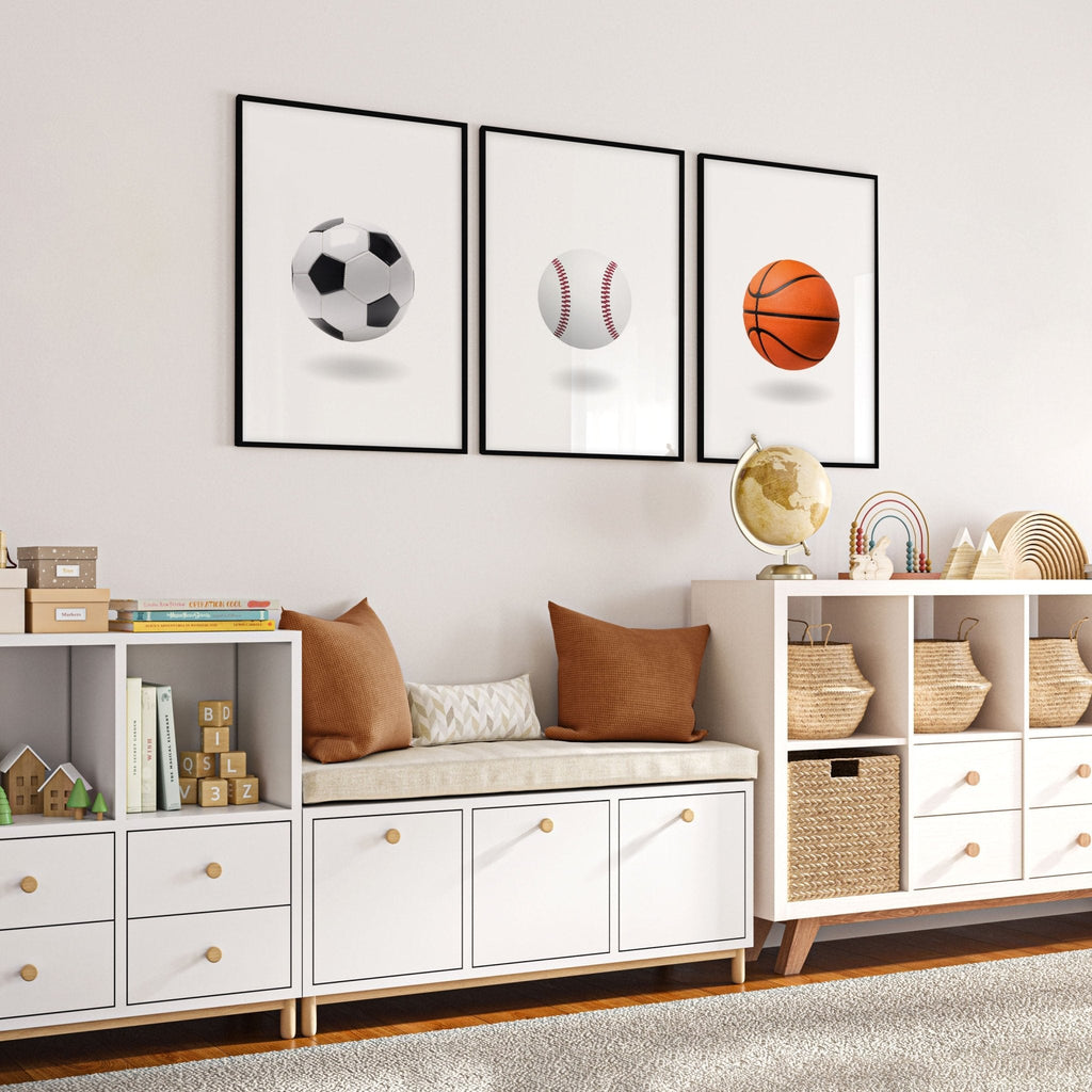 Prints For Children's Bedrooms | Set of 3 Pop Wall art Prints