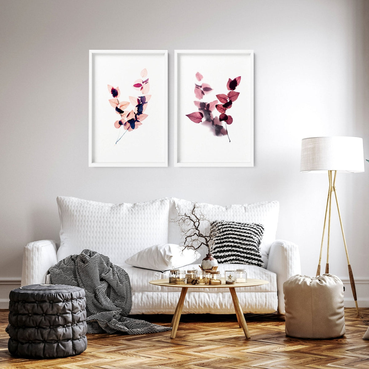 Picture for Room | Set of 2 Autumn Botanical Wall Art Prints