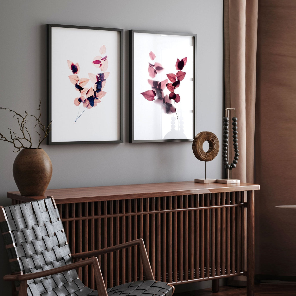 Picture for Room | Set of 2 Autumn Botanical Wall Art Prints