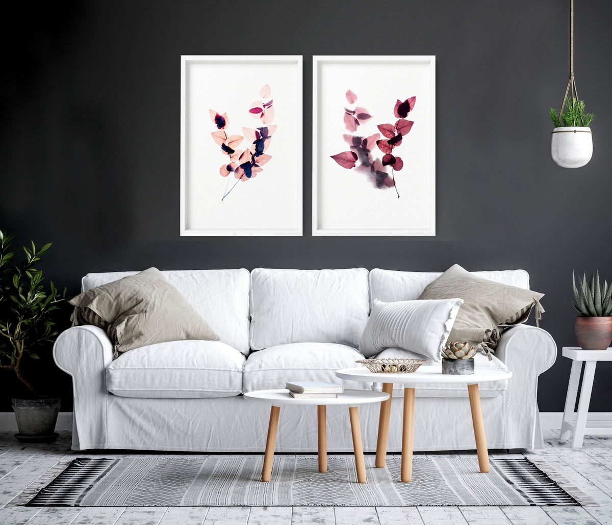 Picture for Room | Set of 2 Autumn Botanical Wall Art Prints