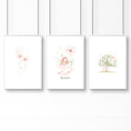 Prints For Nursery | Set of 3 wall art prints
