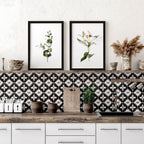 Kitchen Art – Set of 2 Shabby Chic Botanical Prints