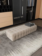 Pulent Velvet Footstool,
Italian Style. - MOOAZAA 