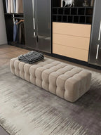 Pulent Velvet Footstool,
Italian Style. - MOOAZAA 