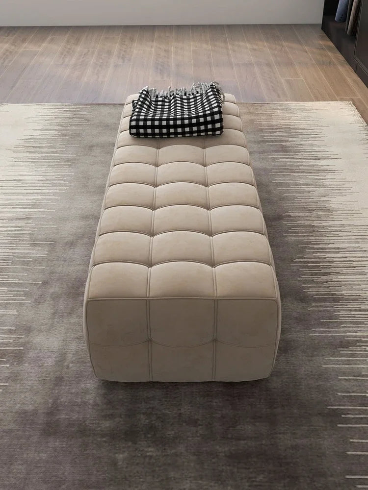Pulent Velvet Footstool,
Italian Style. - MOOAZAA 