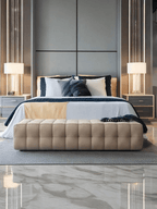 Pulent Velvet Footstool,
Italian Style. - MOOAZAA 