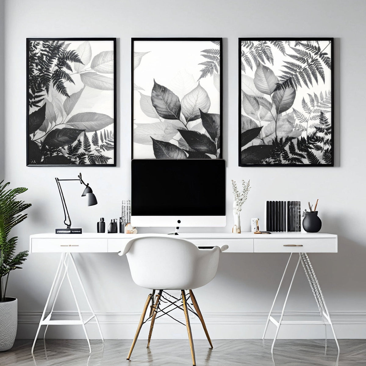 Reception Decoration | Set of 3 Botanical Wall art Prints