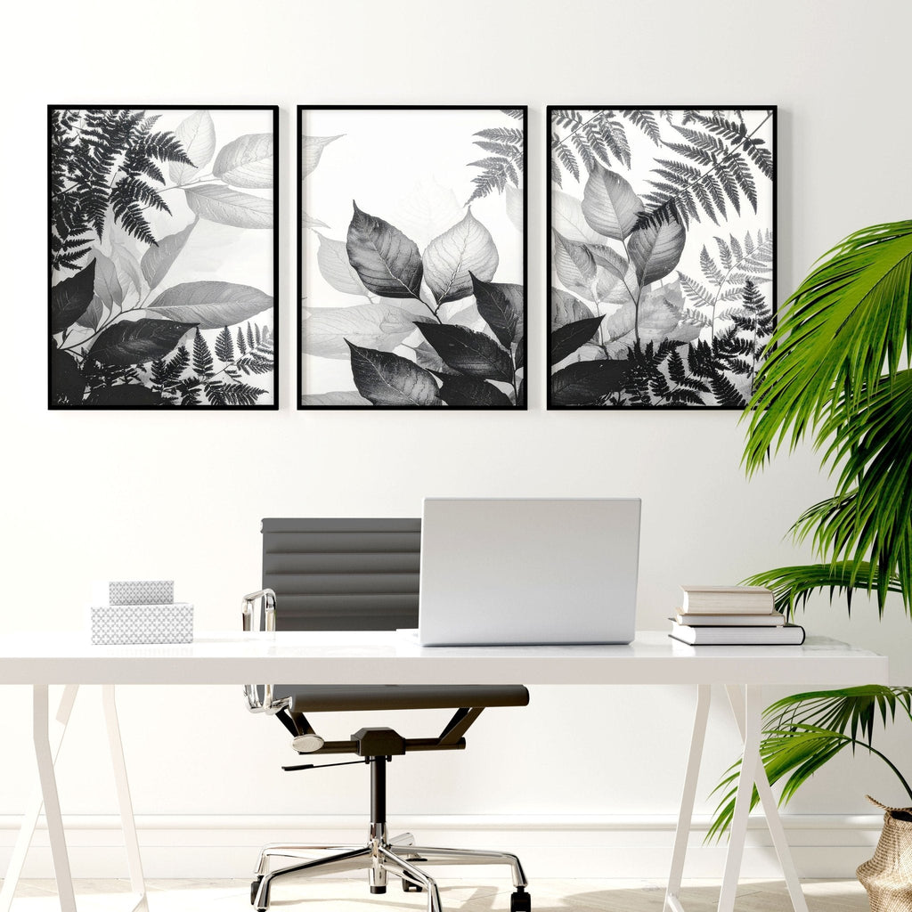 Reception Decoration | Set of 3 Botanical Wall art Prints