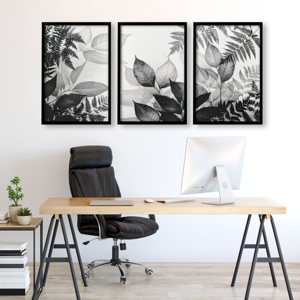 Reception Decoration | Set of 3 Botanical Wall art Prints