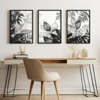 Reception Decoration | Set of 3 Botanical Wall art Prints