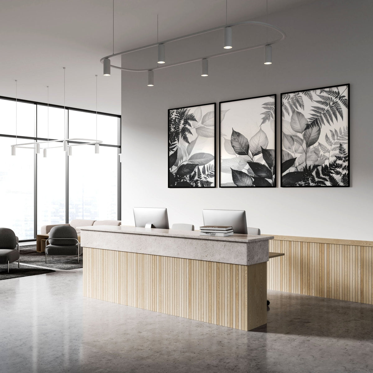 Reception Decoration | Set of 3 Botanical Wall art Prints
