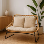 Relax Natural Rattan Sofa | Manado - MOOAZAA