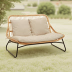 Relax Natural Rattan Sofa | Manado - MOOAZAA