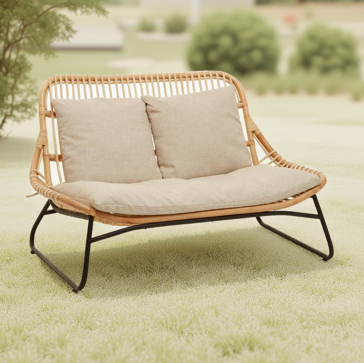 Relax Natural Rattan Sofa | Manado - MOOAZAA
