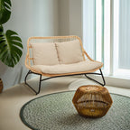 Relax Natural Rattan Sofa | Manado - MOOAZAA