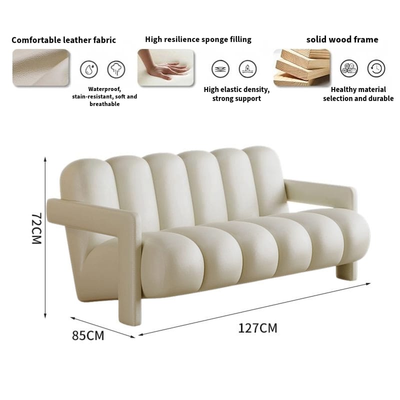Rest Leather Sofa, Luxury Sofa in living Room - MOOAZAA 