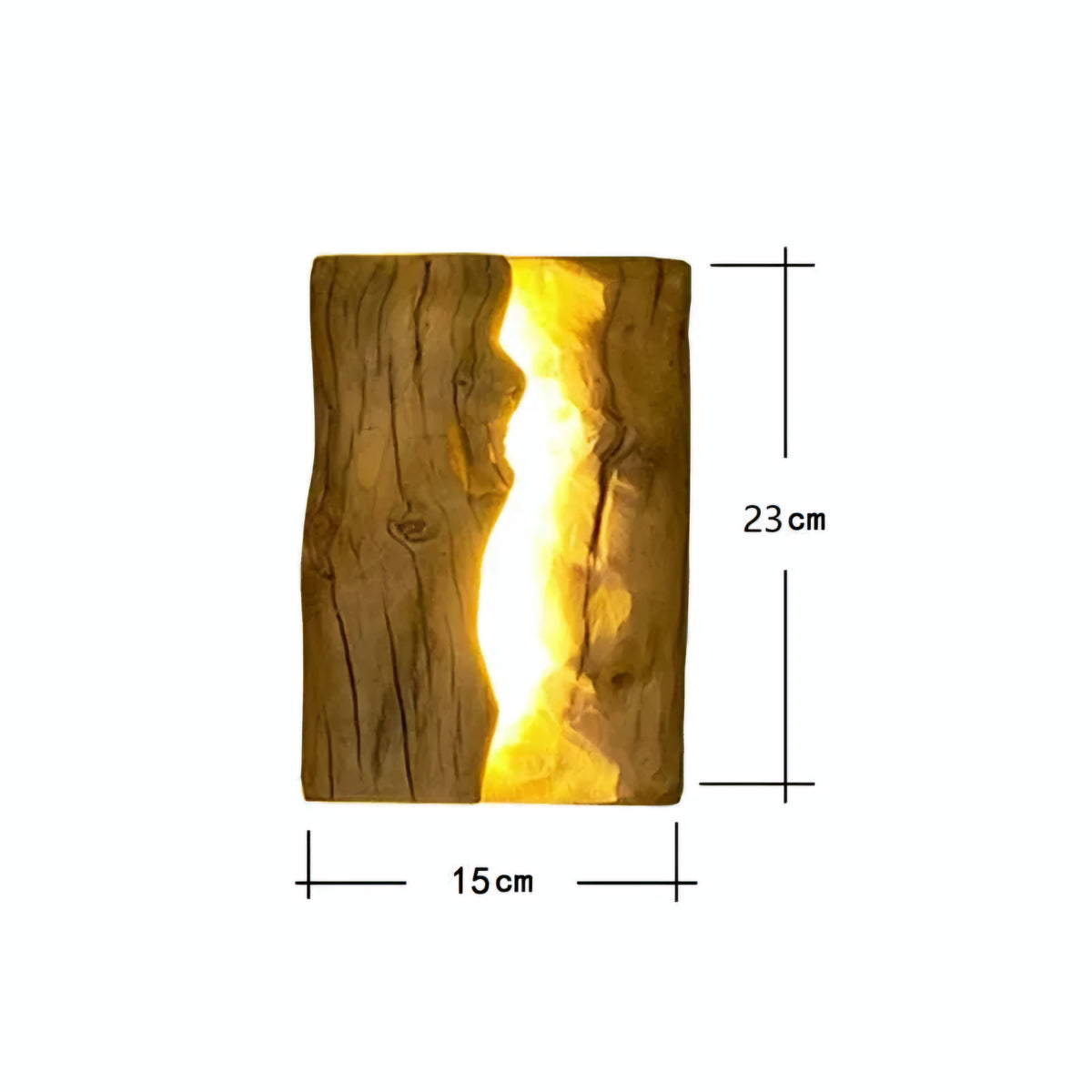 Wabi-Sabi Wood LED Wall Lamp – Japanese Minimalist E14 Sconce for Bedroom & Living Room