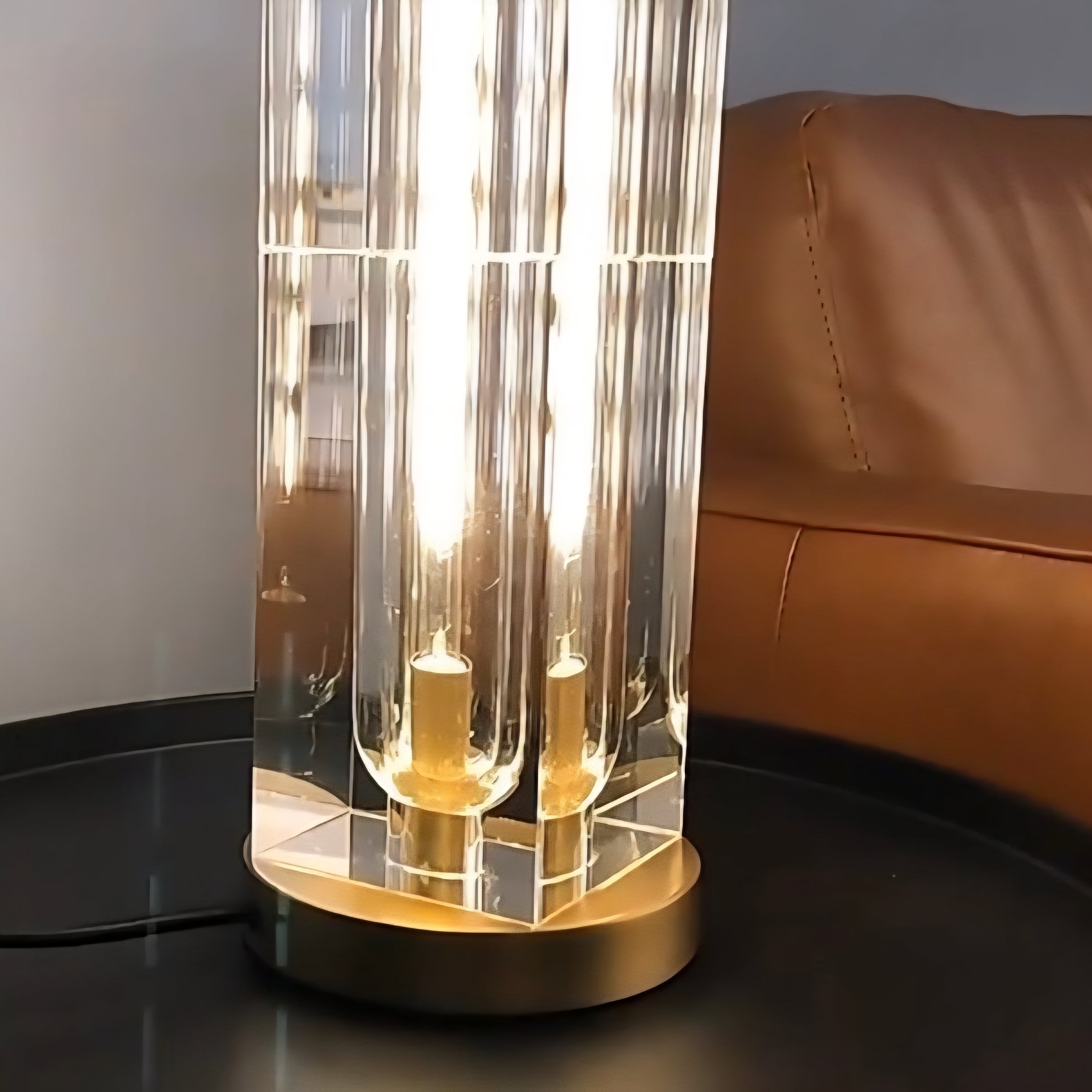 Luxury Lustre Ornament Crystal Bedside Lamp