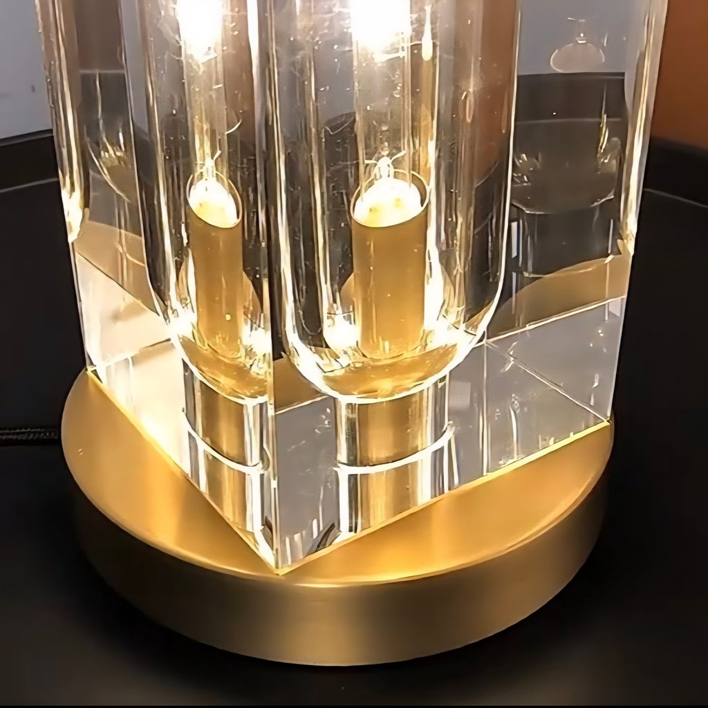 Luxury Lustre Ornament Crystal Bedside Lamp
