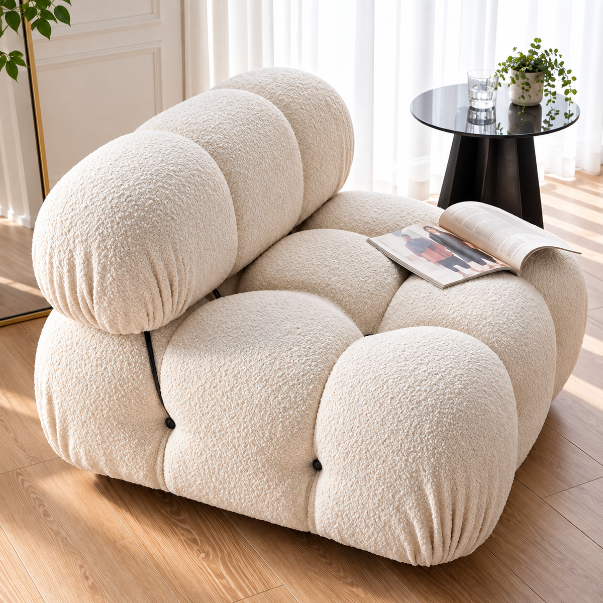 Minita Velvet/Boucle Sofa