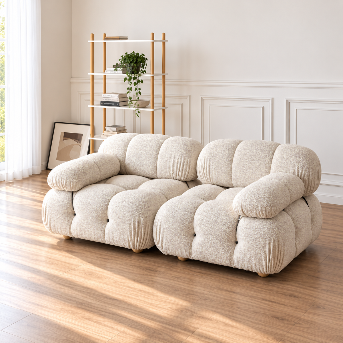 Minita Velvet/Boucle Sofa