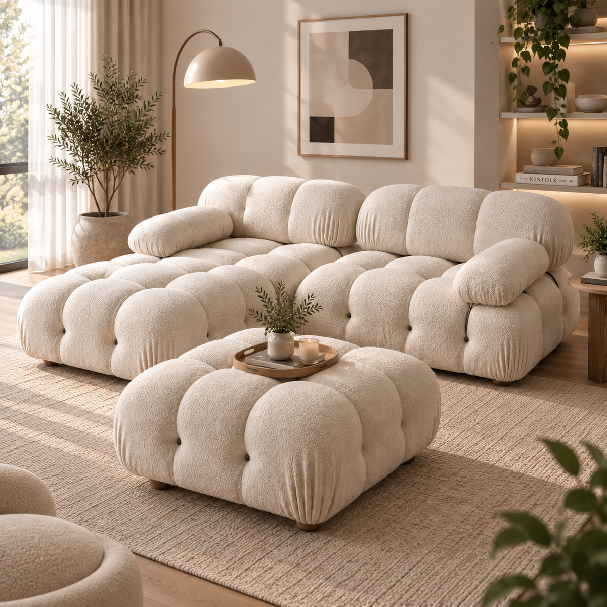 Minita Velvet/Boucle Sofa