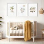 Safari Nursery Prints | Set of 3 wall art prints
