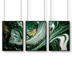Wall abstract art | set of 3 Marble wall art prints
