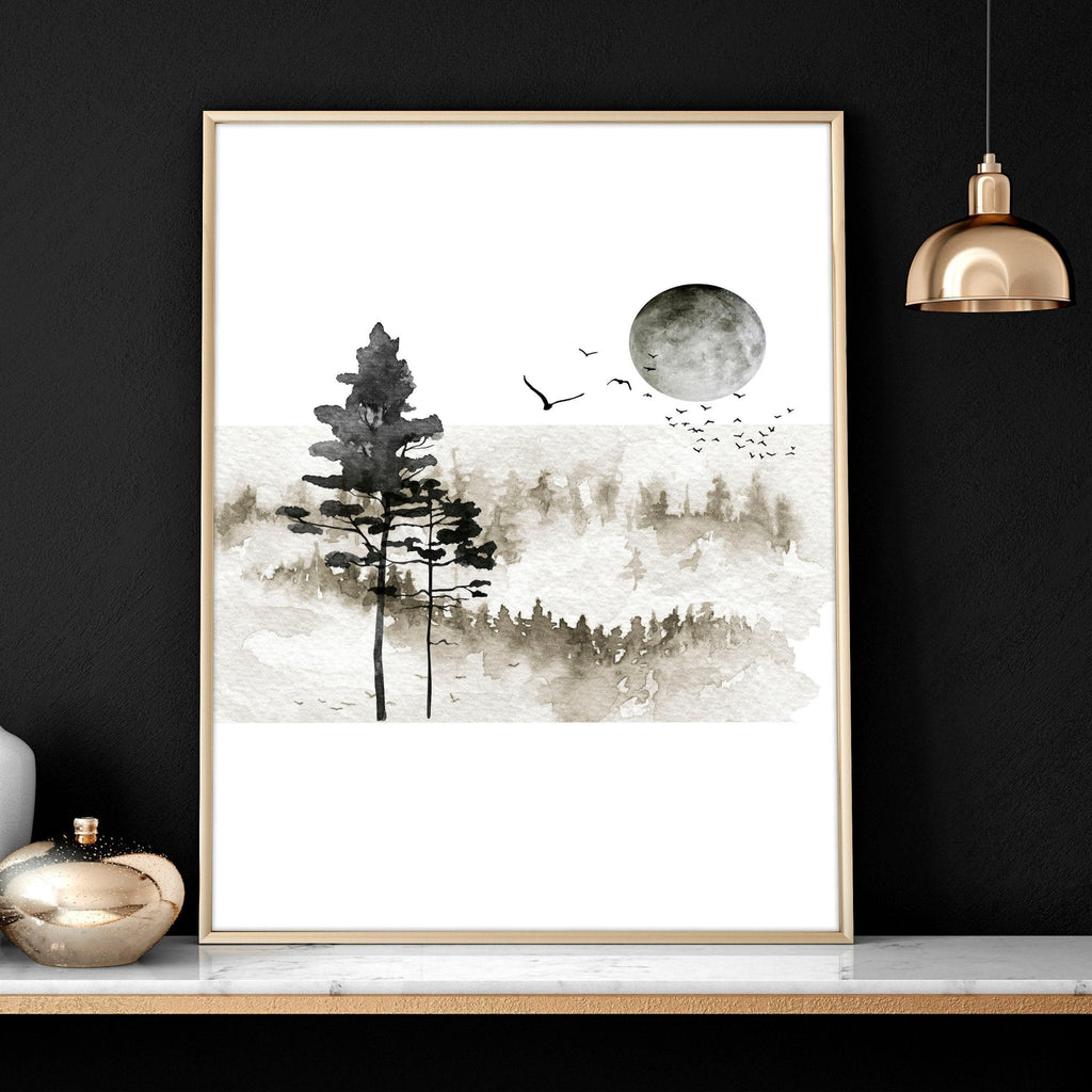 Scandinavian wall decor | set of 3 framed wall art