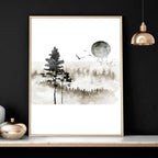 Scandinavian wall decor | set of 3 framed wall art