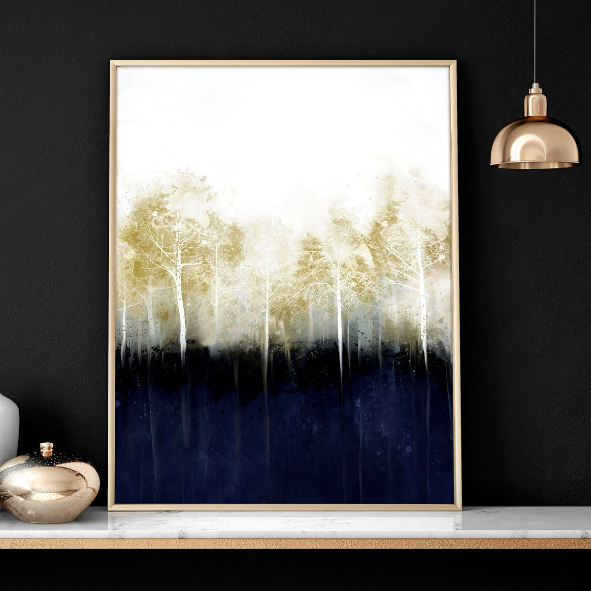 Hallway Art – Scandinavian Set of 2 Framed Prints