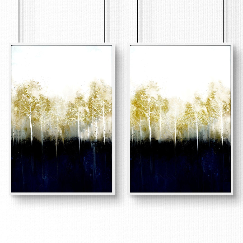 Hallway Art – Scandinavian Set of 2 Framed Prints