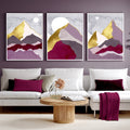 Wall prints living room | set of 3 Scandinavian wall art