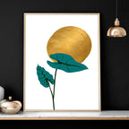 Set of 3 wall prints | Modern Botanical Home office decor
