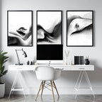 Set of Three Framed Wall Art | Set of 3 Asian Inspired Wall art Prints