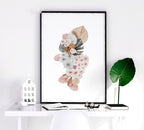 Shabby chic bedroom | set of 3 wall art prints