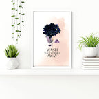 Framed Bathroom Art – Set of 3 Vintage Prints