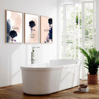 Framed Bathroom Art – Set of 3 Vintage Prints