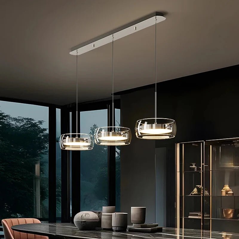 SHINY Glass Restaurant Pendant Light - MOOAZAA 