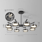 SHINY Glass Restaurant Pendant Light - MOOAZAA 