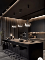 SHINY Glass Restaurant Pendant Light - MOOAZAA 