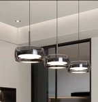 SHINY Glass Restaurant Pendant Light - MOOAZAA 