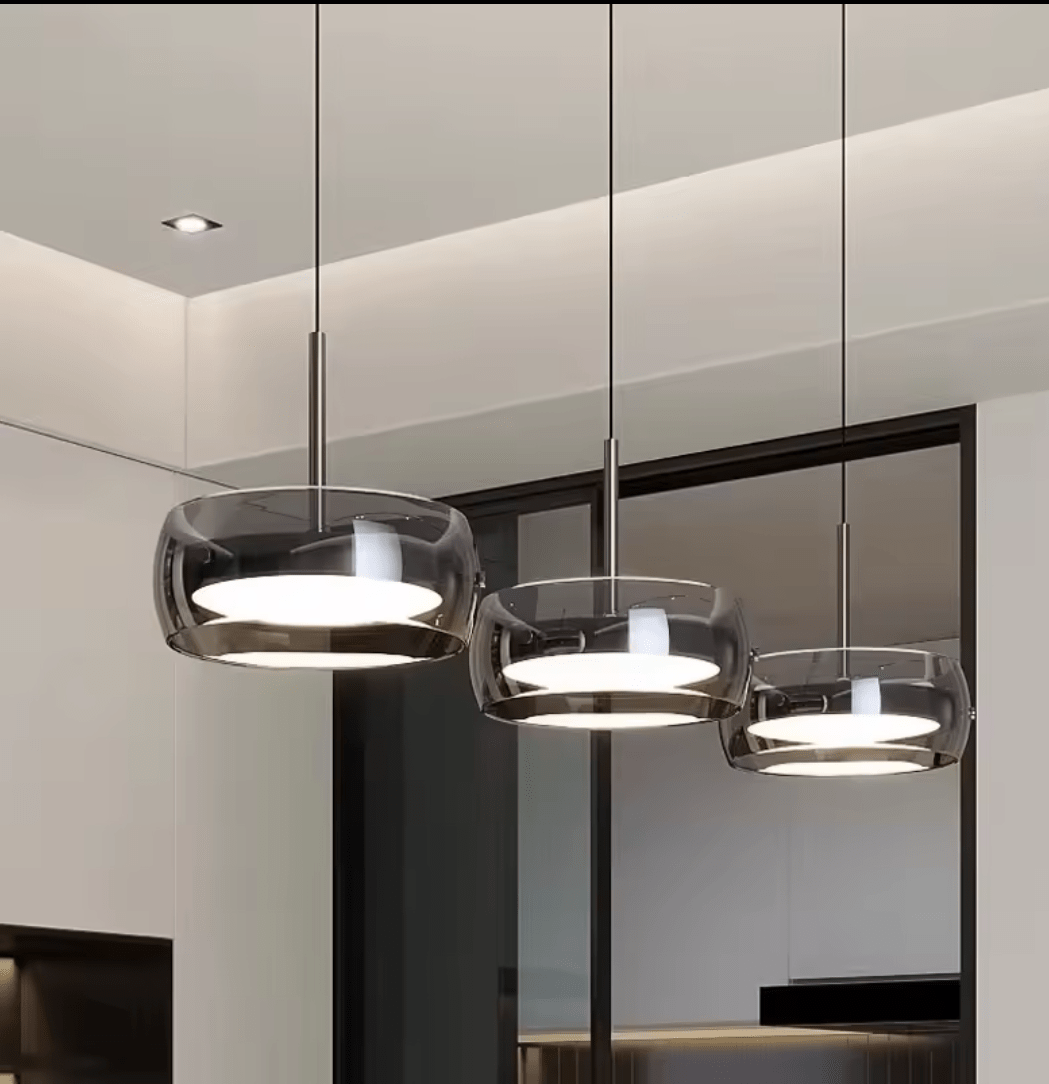 SHINY Glass Restaurant Pendant Light - MOOAZAA 